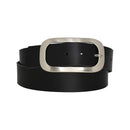 Nickel genuine leather, approx. 4 cm wide genuine leather belt