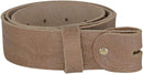 Women's and men's belt with screw for buckle made of genuine leather