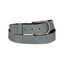 Nickel free old metal belt buckle, genuine leather belt