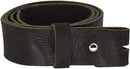 Women's and men's belt with screw for buckle made of genuine leather
