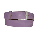 Genuine leather belt with nickel-free buckle in antique silver