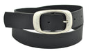 Wide belt made of genuine leather with a nickel-free buckle