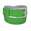 4.5 cm wide, 75 to 150 cm waist width, nickel-free genuine leather belt with antique silver buckle