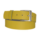 Genuine leather belt with nickel-free buckle in antique silver