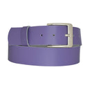 Genuine leather belt with nickel-free buckle in antique silver