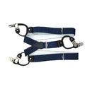 Dayneq suspenders, 6 strong clips, choice of color and length, 3.5 cm wide