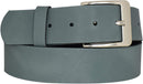 Genuine leather belt with nickel-free buckle in antique silver