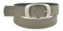 Wide belt made of genuine leather with a nickel-free buckle