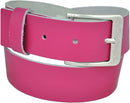 4.5 cm wide, 75 to 150 cm waist width, nickel-free genuine leather belt with antique silver buckle