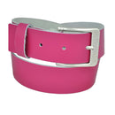 4.5 cm wide, 75 to 150 cm waist width, nickel-free genuine leather belt with antique silver buckle