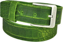 4.5 cm wide, 75 to 150 cm waist width, nickel-free genuine leather belt with antique silver buckle