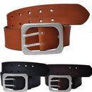 Full leather belt 5 cm wide F and length approx. 4 mm thick
