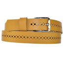 3 cm wide hole belt made of genuine leather (small-large holes)