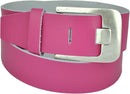 75 to 130 cm waistband and 24 colors available, 5 cm wide, genuine leather belt