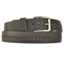 3 cm wide hole belt made of genuine leather (small-large holes)