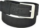 4.5 cm wide, 75 to 150 cm waist width, nickel-free genuine leather belt with antique silver buckle
