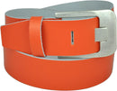 75 to 130 cm waistband and 24 colors available, 5 cm wide, genuine leather belt