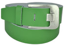 75 to 130 cm waistband and 24 colors available, 5 cm wide, genuine leather belt