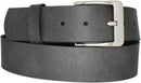 Genuine leather belt with nickel-free buckle in antique silver