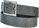 3.5 cm wide genuine leather belt with square buckle.