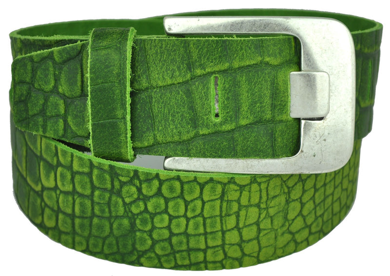 75 to 130 cm waistband and 24 colors available, 5 cm wide, genuine leather belt