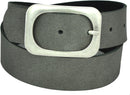 70 to 150 cm waistband, nickel-free, antique silver buckle, 5 cm wide genuine leather belt